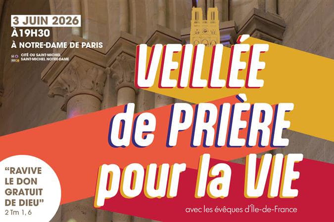 Veillée de prière pour la vie - Flyer 2026