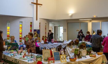 Stand du marché de Noël de Saint Ambroise