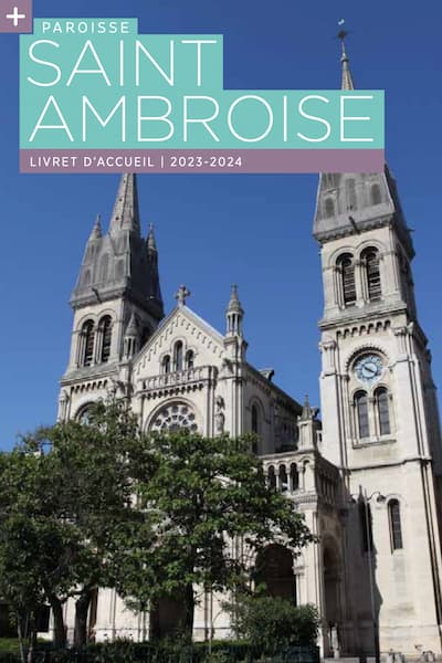 guide paoissial 2023-2024 saint-ambroise Couverture du livret