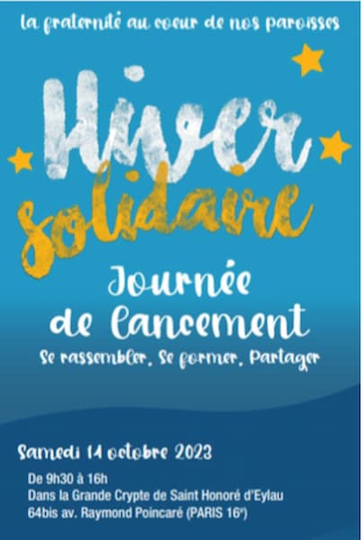 Hiver solidaire lancement 2023
