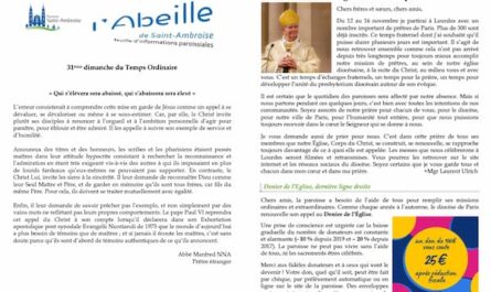 Fip du 31ème dimanche 2023, bannière