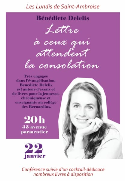 lundis de Saint-Ambroise, Bénédicte Delelis., flyer