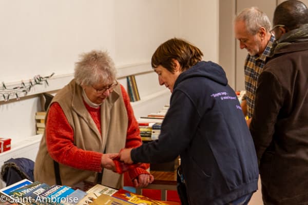 Stand du marché de Noël de Saint Ambroise