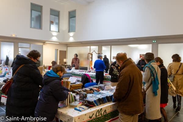 Stand du marché de Noël de Saint Ambroise