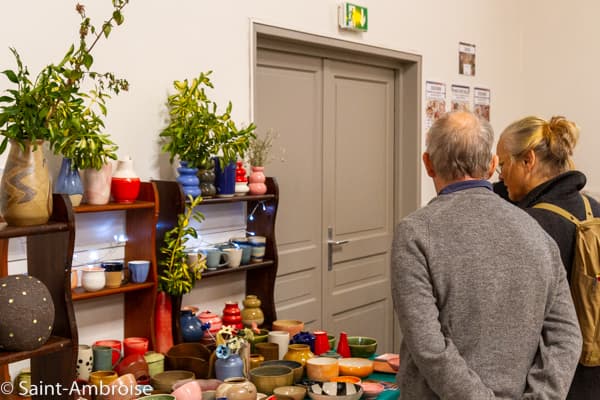 Stand du marché de Noël de Saint Ambroise