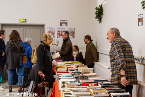 Stand du marché de Noël de Saint Ambroise