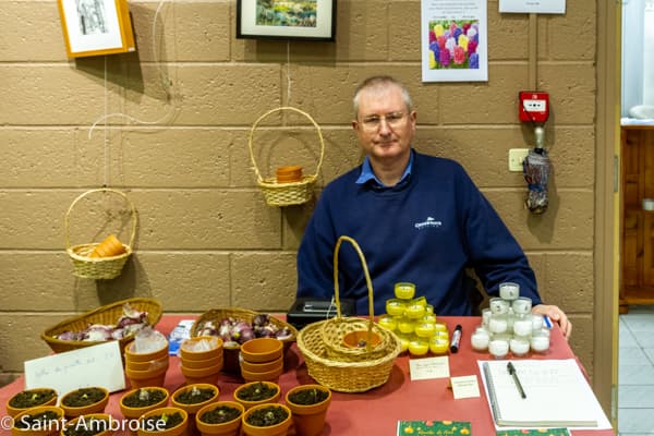 Stand du marché de Noël de Saint Ambroise