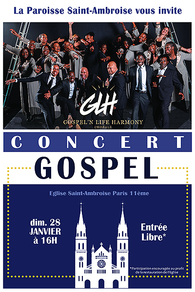 Concert Gospel Ă Saint Ambroise