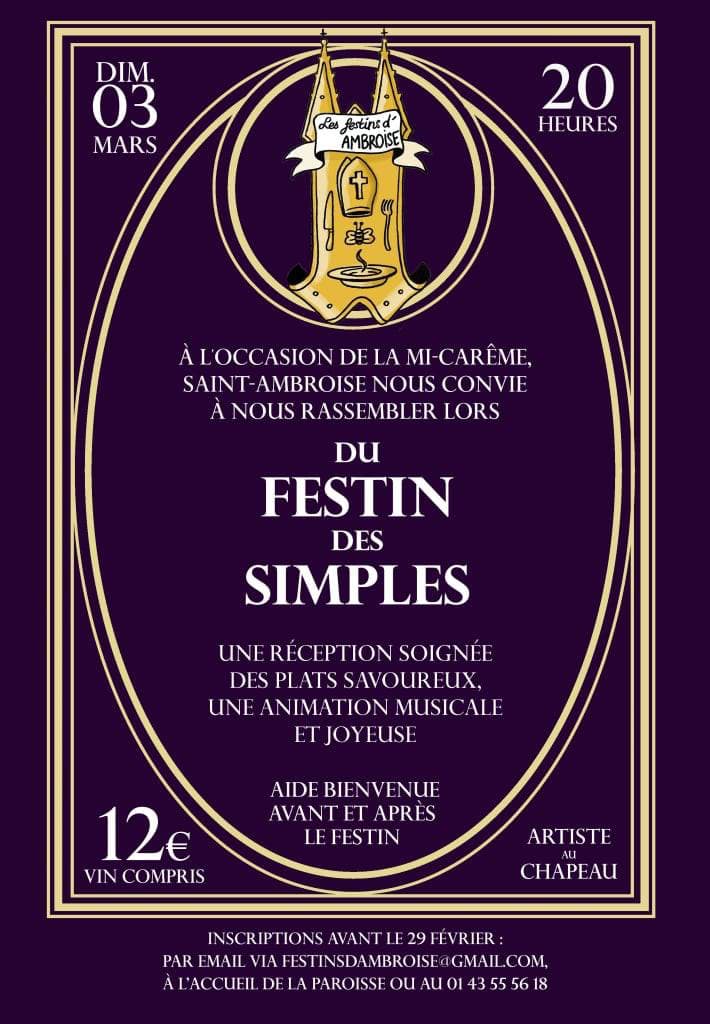 Festin d'Ambroise, Festin des Simples 2024