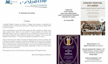 Fip du 1er dimanche de Carême 2024, flyer