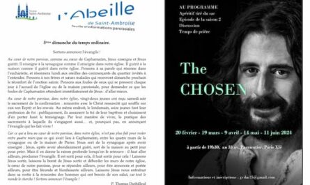 Fip du 5ème dimanche du temps ordinaire, flyer