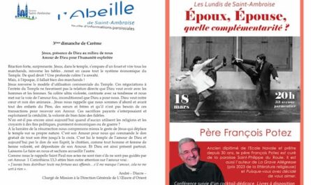 Fip du 3ème dimanche de Carême 2024, flyer