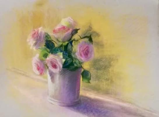 Fip, roses dans un vase