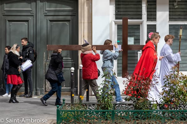 Chemin de Croix en extérieur