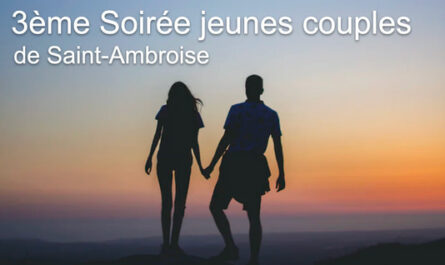 jeunes couples, 3ème soirée 2024, flyer