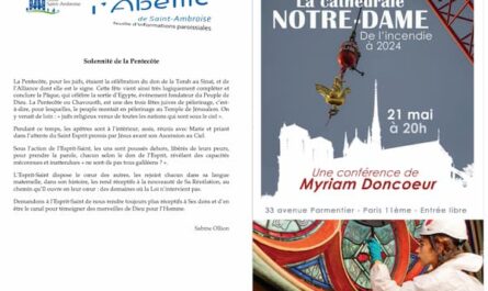 FIP Solennite de la Pentecote flyer