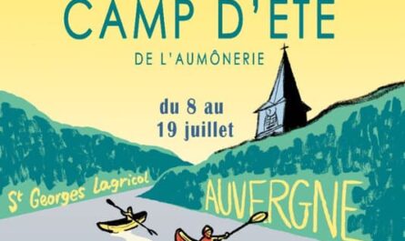 Camp d'été de l'aumônerie 2024, Flyer