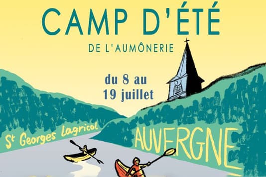 Camp d'été de l'aumônerie 2024, Flyer