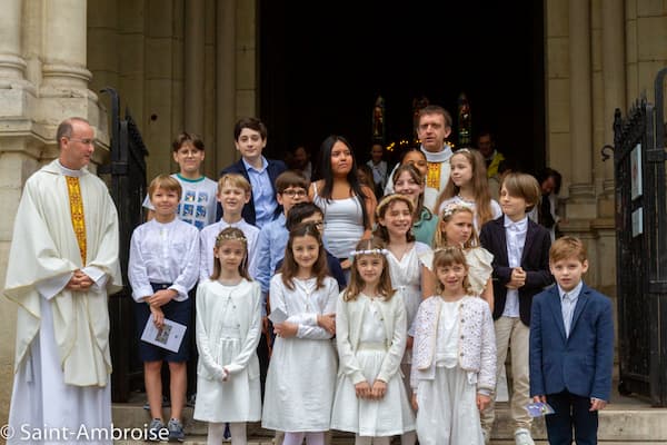 1ère communion des enfants, photos du 02/06/2024
