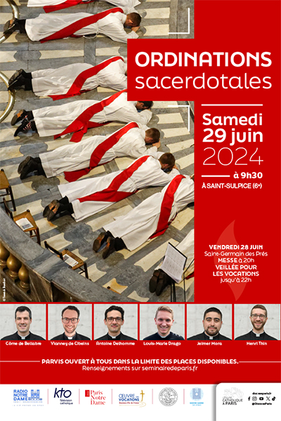 affiche ordination 2024