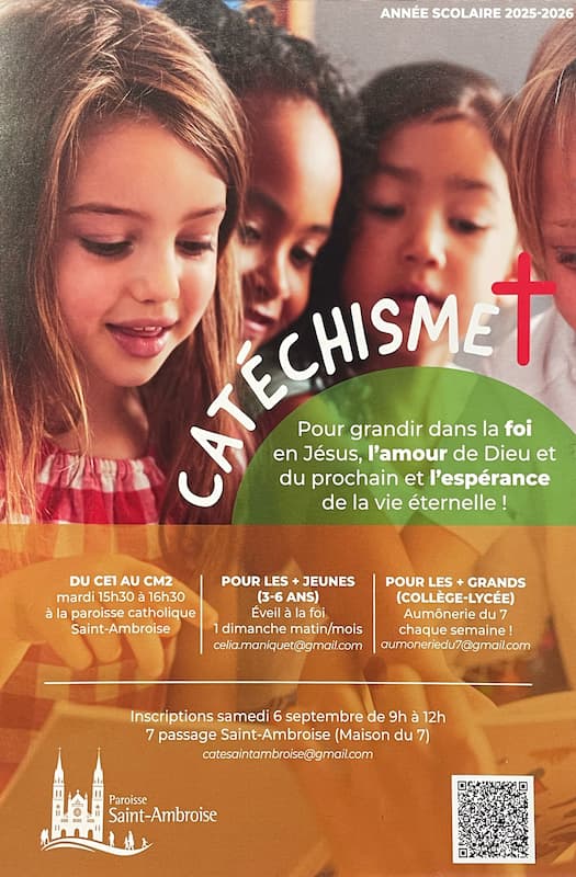 Catéchisme à Saint-Ambroise, contact