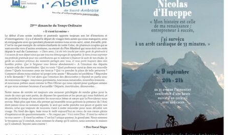 FIP 23eme dimanche du Temps ordinaire 2024 Flyer