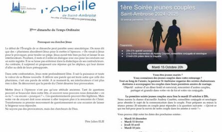 Fip 27eme dimanche 2024 Temps ordinaire flyer