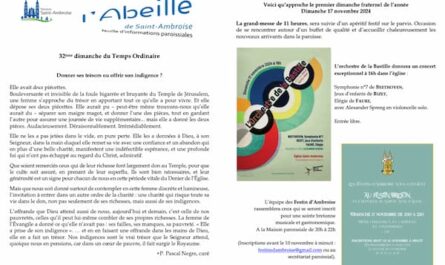 Fip 32eme dimanche 2024 Temps ordinaire couv