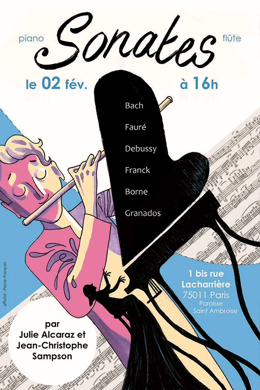 Concert de Sonates - concert 2025 avec Julie Alcaraz et Jean-Christophe Sampson