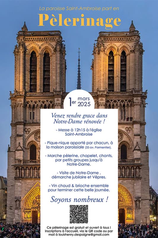 Pèlerinage Notre-Dame de Paris