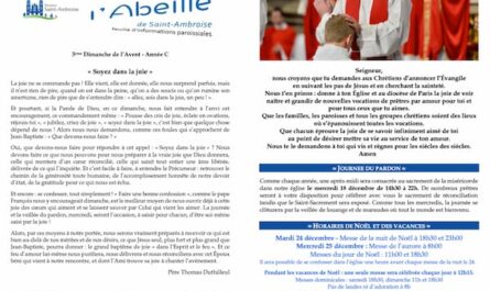 FIP 3eme Dimanche Avent 2024 flyer
