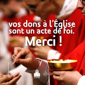 denier de l'église flyer