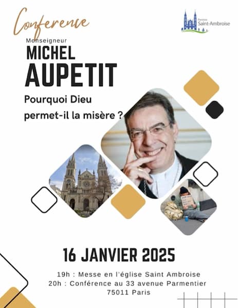 Conférence avec Mgr Michel AUPETIT