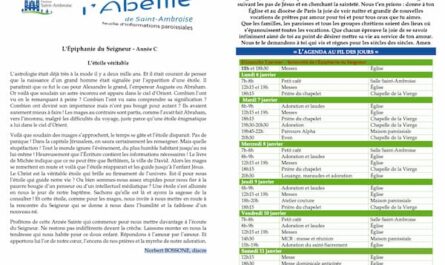 FIP Epiphanie du Seigneur 2025 flyer