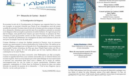 FIP 2e dimanche de Careme 2025