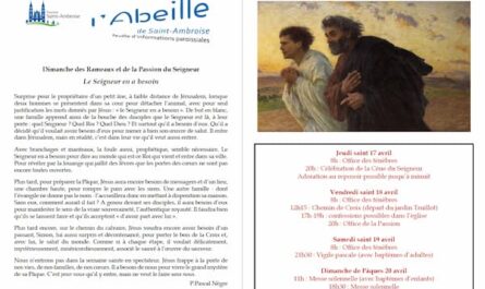 FIP Dimanche des Rameaux 2025
