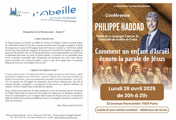 Feuille paroissiale de la Miséricorde 2025