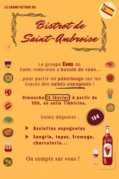 dimanches fraternels, 2026-02-25, soirée espagnole