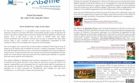 FIP Saint Sacrement 2025 Flyer