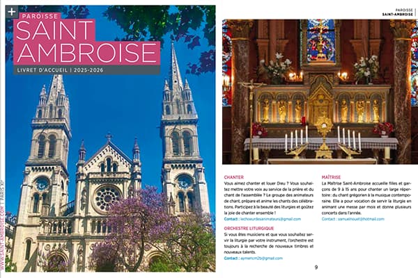Guide paroissial 2025-2026 de Saint Ambroise Paris