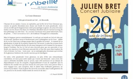 Feuille paroissiale de la Croix Glorieuse 2025