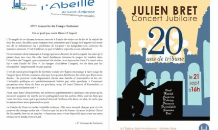 Feuille paroissiale du 25e dimanche TO 2025