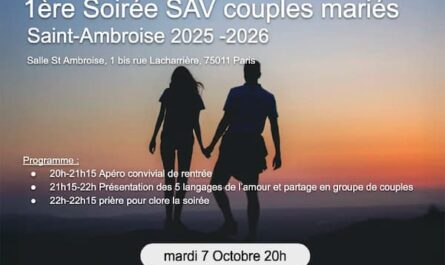 1ère soirée jeunes couples 2025