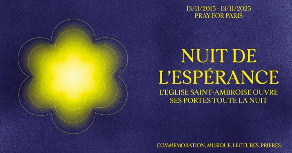 Nuit de l'Espérance 2025 des attentats de 2015, 10 ans victimes