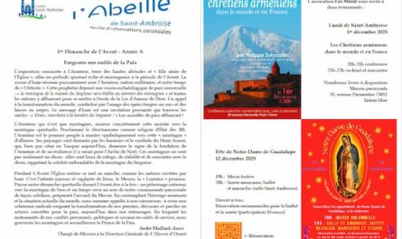 Feuille paroissiale du 1er dimanche de l'Avent