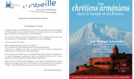 Feuille paroissiale de la Solennité du Christ Roi de l'Univers 2025