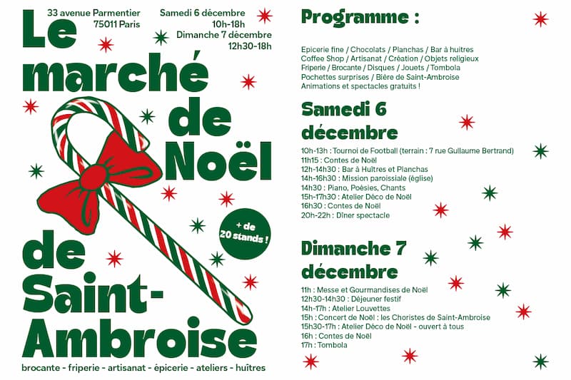 Marché de Noël de Saint Ambroise 2025