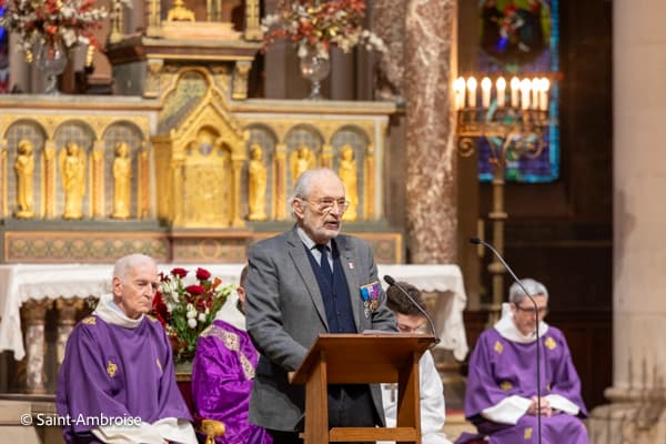 Souvenir Français, messe pour les morts pour la France à Saint Ambroise