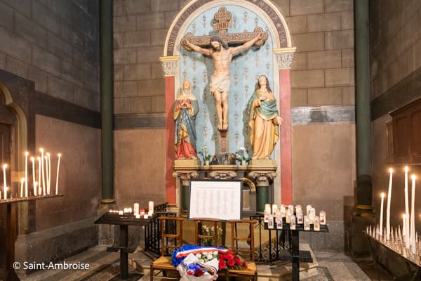 Souvenir Français, messe pour les morts pour la France à Saint Ambroise