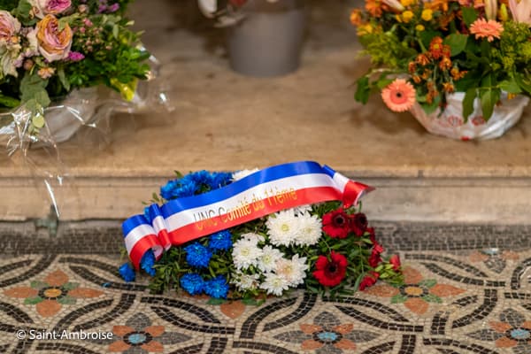 Souvenir Français, messe pour les morts pour la France à Saint Ambroise